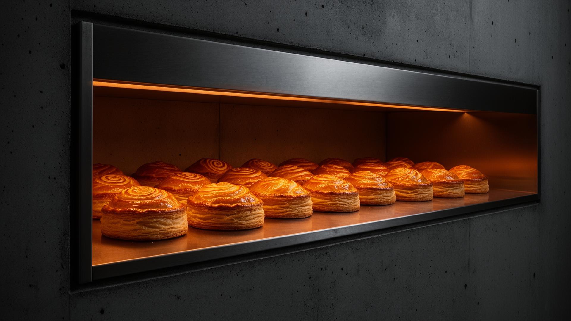 Backlit Wellingtons in concrete alcoves at Club Wellington